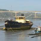 SS4526 : Hulk in the Torridge 2. near to Bideford, Devon, Great Britain - via Daymix