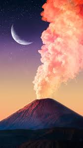 Image result for wallpaper volcano