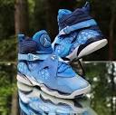 Nike Air Jordan 8 VIII Retro Snowflake Size 6.5Y Cobalt Blue White ...