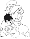 Anastasia Coloring coloring page