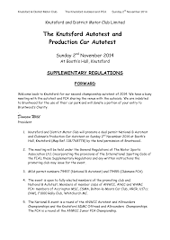 Image result for Knutsford and District Motor Club