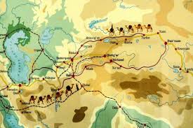 Image result for silk road map