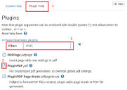 Change default PDF output settings for a page | Documentation for ...