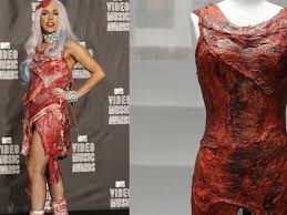 Image result for lady gaga meat dress