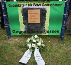 Vor 13 Jahren wurde Peter Deutschmann von Escheder Neonazis zu Tode geprügelt „Gegen das Vergessen“ am 10.08.2012 in Eschede zum Gedenken an