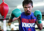 Watch Manny Pacquiaos exclusive training video at Wild Card Gym.