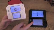 Nintendo 2DS vs 3DS XL Comparison - YouTube