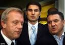 the left with Adrian Mutu,