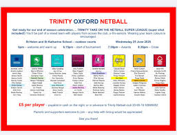 Image result for Trinity Oxford Netball Club