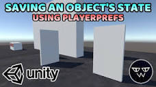 How to Save an Object's State in Unity Using PlayerPrefs - Unity ...