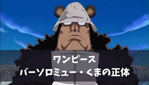 「バーソロミュー・くま ONE PIECE」の画像検索結果