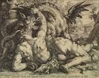 Dragon Devouring the Companions of Cadmus - Hendrick Goltzius ...