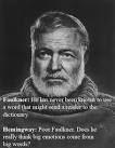 Earnest Hemingway Vs. William
