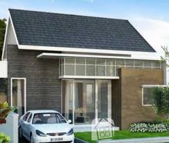 Contoh Rumah Minimalis 1 Lantai Ada Mobil