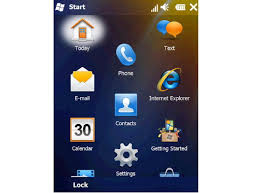 Image result for windows mobile 6.0 today screen