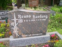 Grab von Bruno Hartung (15.02.1929-03.04.1990), Friedhof Berdum
