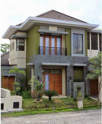 Model Desain Rumah Mewah Minimalis 2 Lantai Tampak