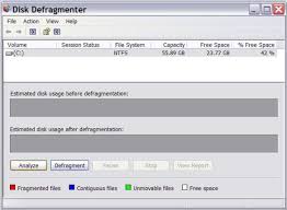 Image result for windows xp defragmentation