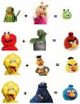 Angry Birds Sesame Street Origin  Obama Pacman