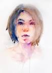 Y, drawing by Laura Lin. self portrait #lostcount. watercolor. In People - artlimited_img41547