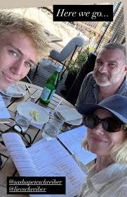 Image result for Maclaren Techno XT Naomi Watts and Liev Schreiber taking a stroll with son, Sasha