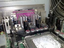 Image result for blown capacitor