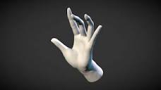 Hand- Long-fingers-L1 - Buy Royalty Free 3D model by Deborah L ...