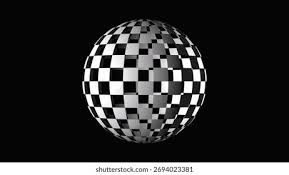 Image result for sphere checkered plane raytrace