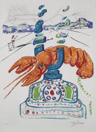 Image result for dali lobster telephone