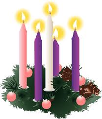 Advent wreath and candles