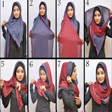 Tutorial dan Cara Memakai & Mengenakan Jilbab / Hijab Modern ...