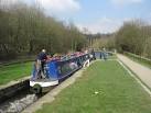 Here in Uppermill a long boat - via Daymix