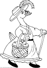 Goose coloring page