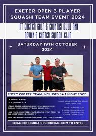 Image result for Devon & Exeter Squash Club