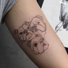 Image result for bulldog tattoos