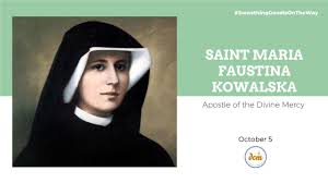 Image result for Saint https://en.wikipedia.org/wiki/Faustina Kowalska