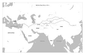 Image result for silk road map