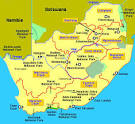 Road Map of South Africa, Interactive South Africa Map