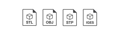 STL, STP, OBJ and IGS – different file types and which to use