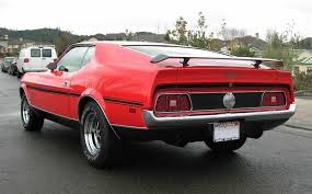 Image result for Bright Red 1972 Mustang