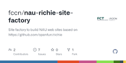 GitHub - fccn/nau-richie-site-factory: Site factory to build NAU ...