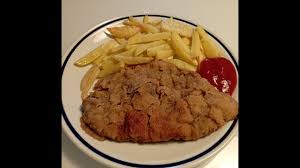 Image result for schnitzel mit pommes