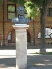 James Walker, Engineer. A bust on a stone pillar by the edge of Greenland - via Daymix