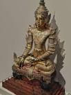 Crowned Buddha Seated on Elephant Throne Burma (Myanmar) 19th ...