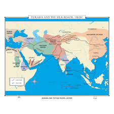 Image result for silk road map