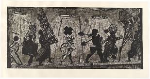 Image result for riot scene by honore-daumier