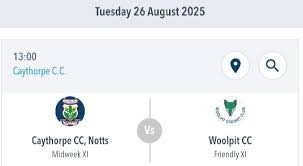 Image result for Caythorpe Cc, Notts