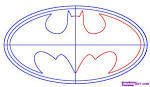 How To Draw Batman Logo