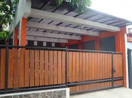 Contoh model desain pagar rumah minimalis modern terbaru�??