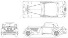 CAR blueprints / Чертежи автомобилей - 1933 Mercedes-Benz Type 380 ...